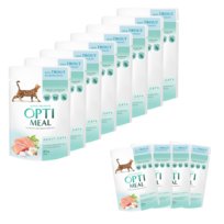 Mokra karma dla kotów z pstrągiem w sosie 9+3-85g OPTIMEAL Super Premium