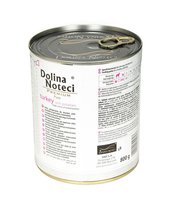 Mokra karma dla psa alergika Dolina Noteci Premium Pure bogata w indyka z ziemniakami 800 g