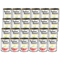 Mokra karma dla psa alergika Dolina Noteci Premium Pure bogata w jagnięcinę zestaw 24 x 400 g