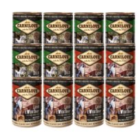 Mokra karma dla psa CARNILOVE MIX smaków 12x400g