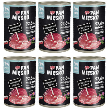 Mokra karma dla psa Pan Mięsko wieprzowina z dzikiem 6 x 400 g - PAN MIĘSKO