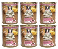 Mokra karma dla psa STUZZY Monoprotein Wieprzowe Puszka ZESTAW 6x800g