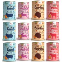 Mokra karma dla psa SYTA MICHA MIX smaków junior 12x400g