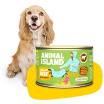 Mokra karma dla Psa wołowina z marchewką 410g Animal Island