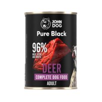 Mokra Karma Dla Psów John Dog Pure Black Z Jelenia 400 G Dorosłe Psy John Dog