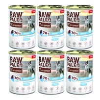 Mokra karma dla psów VetExpert Raw Paleo Dorsz/Cod Light Adult Can 6x800g
