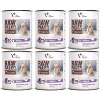 Mokra karma dla psów VetExpert Raw Paleo Kaczka Adult Can 6x800g