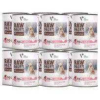 Mokra karma dla psów VetExpert Raw Paleo Wieprzowina Adult Can 12x800g