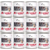 Mokra karma dla psów VetExpert Raw Paleo Wołowina Adult Can 12x800g