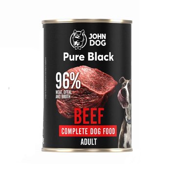 Mokra karma dla psów wołowina JOHN DOG PURE BLACK  800 g dorosłe psy