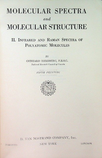 Molecular Spectra and Molecular Structure - Opracowanie zbiorowe ...