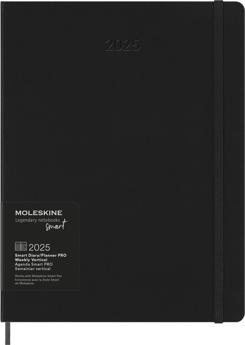 Moleskine kalendarz 2025 SMART Extra Large Hard (19x25cm) Moleskine