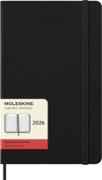 MOLESKINE kalendarz 2026 CZARNY LARGE HARD DZIENNY (13x21)