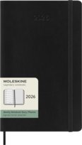 MOLESKINE kalendarz 2026 CZARNY LARGE WEEKLY SOFT TYGODNIOWY (13x21)