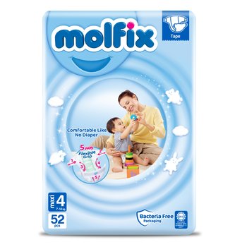 Molfix Pieluszki Maxi 4 (7-14 Kg) 52 Szt. Big - Inna marka