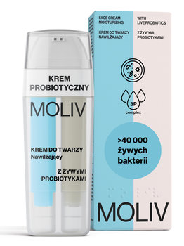 MOLIV Krem do twarzy nawilżający z żywymi probiotykami 30ml - MOLIV