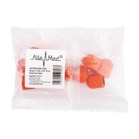 Molly Lac, Kapturki do pedicure 13 mm gradacja 150, Fabric Podo AlleMed, Pomarańczowy, 10 szt.