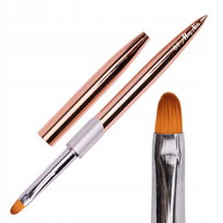 Molly Nails, Pędzelek Do Żelu Rozmiar 6, Golden Owalny Długość Włosia 8mm