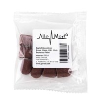 MollyLac, Kapturki Do Pedicure, 10 Mm Gradacja 180 Fabric Podo Allemed, Brązowy, 10szt.