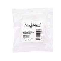 MollyLac, Kapturki do pedicure 7 mm gradacja 80 ABS Podo AlleMed, Biały, 10 szt.