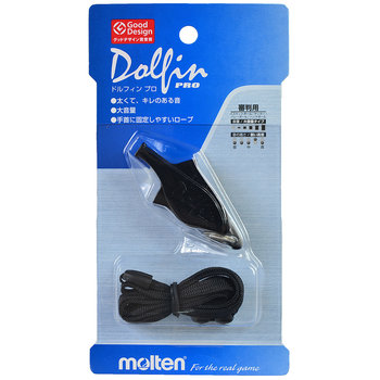 Molten, Gwizdek sędziowski, Dolfin Pro, czarny - Molten