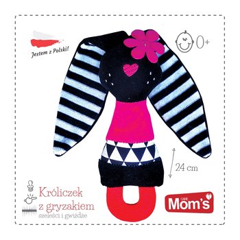 Mom's Care, maskotka Króliczka, piszczek z gryzakiem - Mom's Care