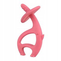 Mombella Silikonowy Gryzak Dancing Elephant PINK