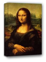 Mona Lisa, Leonardo da Vinci - obraz na płótnie 20x30 cm Galeria Plakatu