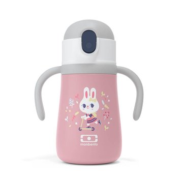 Monbento, Butelka termiczna dziecięca MB Stram, pink bunny - Monbento