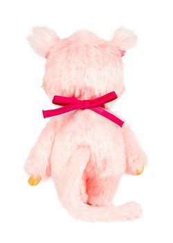 Monchhichi - Pluszowa małpka dziewczynka Cherry Blossom, 20cm - Różowa - Monchhichi