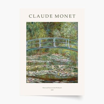 Monet - Most nad Stawem Lilii Wodnych Plakat Premium 40x60 - Empik Foto