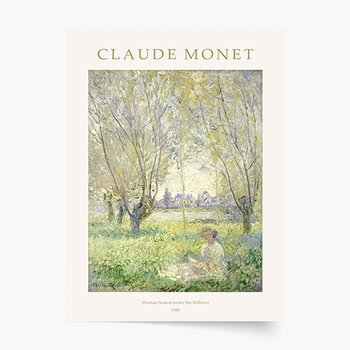 Monet - Woman Seated under the Willows Plakat Premium 40x60 - Empik Foto