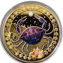 Moneta Kolekcjonerska Znaki Zodiaku Rak Inny producent