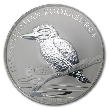 Moneta Kookaburra - 2007 - 10 uncji srebra - wysyłka 24h! - Mennica Skarbowa