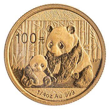 Moneta Panda Chińska 1/4 uncji złota - wysyłka 24 h! - Mennica Skarbowa