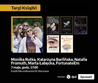 Monika Rutka, Katarzyna Barlińska, Natalia Fromuth, Marta Łabęcka, FortunateEm na Targach Książki Empiku 
