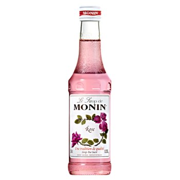 Monin Syrop barmański Róża 250 ml - Monin