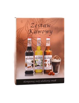 Monin, zestaw syropów do kawy, 3 x 50 ml - Monin