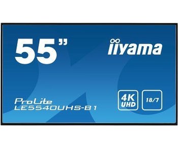 Monitor 55 LE5540UHS-B1 4K, 18/7, AMVA3, LAN, HDMI - IIYAMA