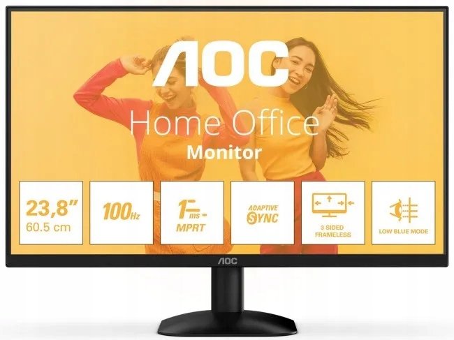 AOC Monitor AOC 24B35HM2 - 23.8' VA Full HD 1ms 100Hz