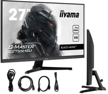 Monitor iiyama G-Master Black Hawk G2755HSU-B1 27" VA LED 100Hz 1ms /HDMI DisplayPort/ FreeSync FlicerFree - IIYAMA