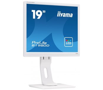 Monitor Iiyama Prolite B1980D-W1 19" Format 5:4 Biały Z Regulowaną Stopą - IIYAMA