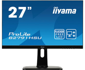 Monitor IIYAMA ProLite B2791HSU-B1, 27", TN, 1 ms, 16:9, 1920x1080 - IIYAMA