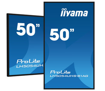 Monitor iiyama ProLite LH5054UHS-B1AG 50" IPS LED, 4K, /VGA, HDMI, DP, DVI/ Android, WiFi, 24/7, FailOver - IIYAMA