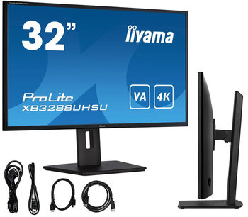 Monitor iiyama ProLite XB3288UHSU-B5 32" VA LED 4K /2xHDMI DP/ FlickerFree, BlueLightReducion - IIYAMA