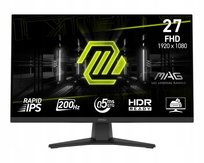 Monitor LCD MSI 27" 1920x1080 200Hz Czarny MAG272F Inna marka