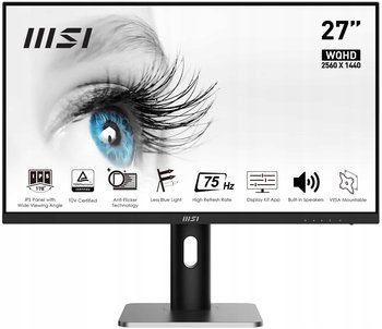 Monitor LED MSI PRO MP273QP 27 " 2560 x 1440 px IPS / PLS - MSI