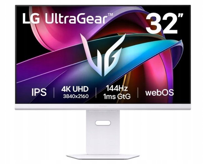LG Monitor LG UltraGear 32G810SA-W - 32' IPS 4K UHD 1 ms (GtG) 144Hz AI Smart