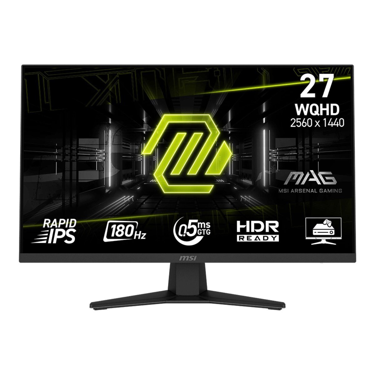 MSI Monitor MSI 27' MAG 274QF Rapid IPS WQHD 180Hz 2xHDMI DP