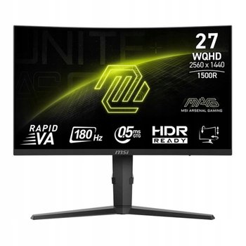 Monitor MSI 27" MAG 275CQPF 2xHDMI DP - MSI